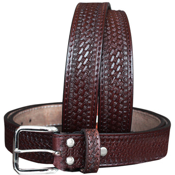 HILASON Western Genuine Leather Belt for Men Women Cowboy Cowgirl Handmade Unisex Full Grain Heavy Duty Tooled Belt for Jeans